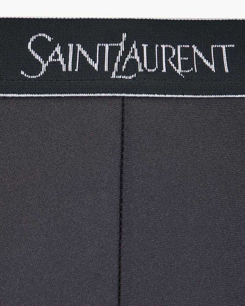 SAINT LAURENT亮面平纹针织裤袜