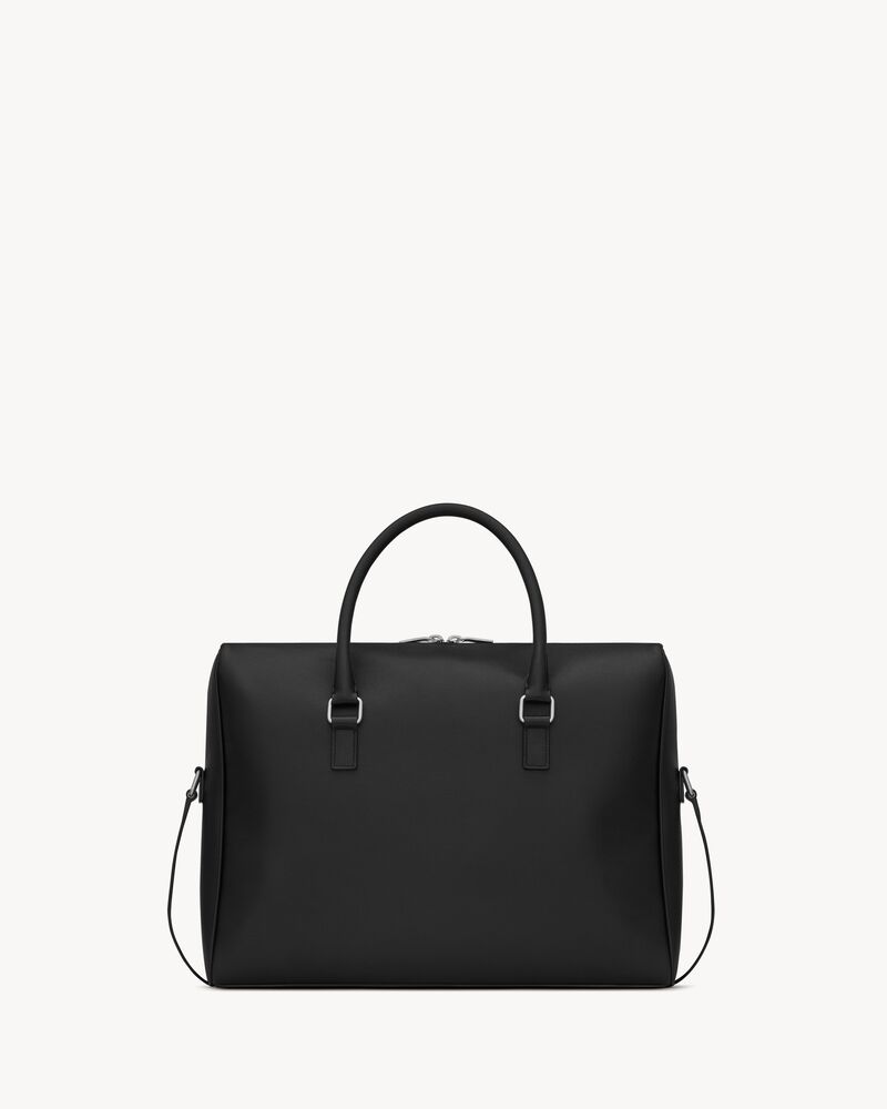DUFFLE 粒面压花真皮公文包