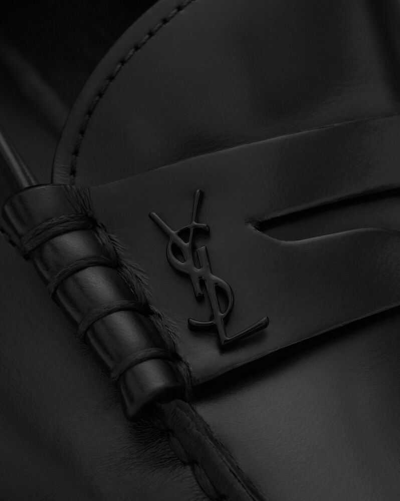 MONOGRAM光滑皮革便士乐福鞋