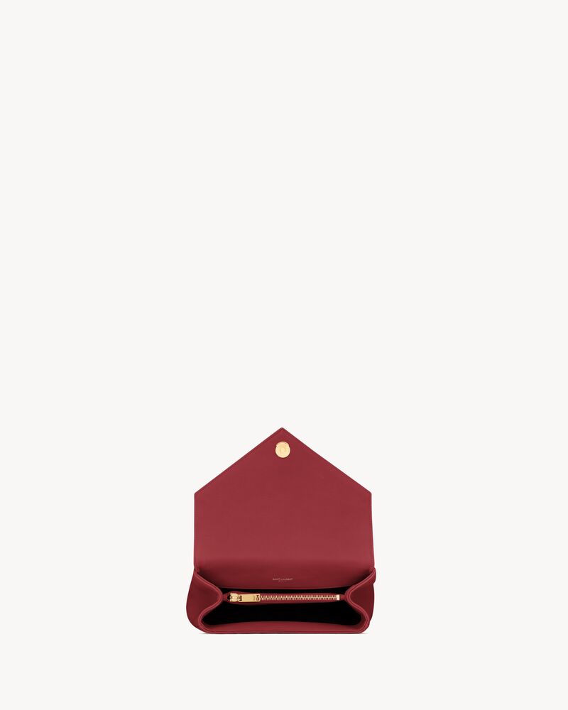 COLLÈGE中号绗缝皮革手袋