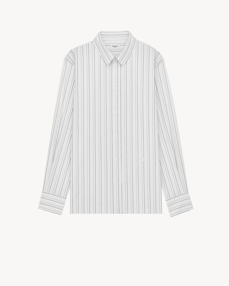 LE CASSANDRE条纹棉衬衫