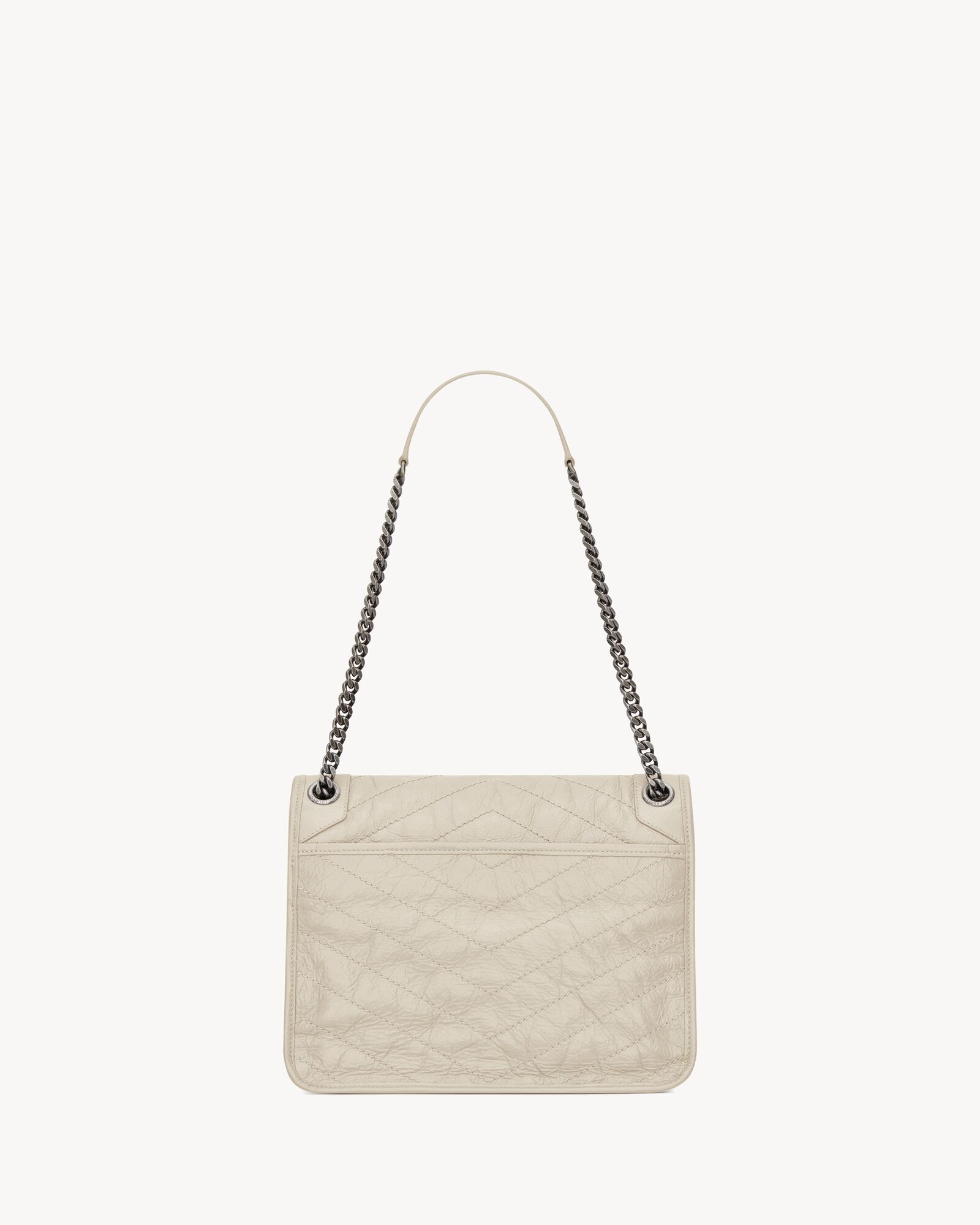 NIKI中号复古皮革手袋