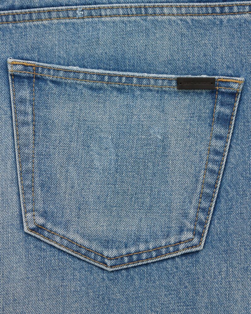 MICK夏洛特蓝色牛仔长裤