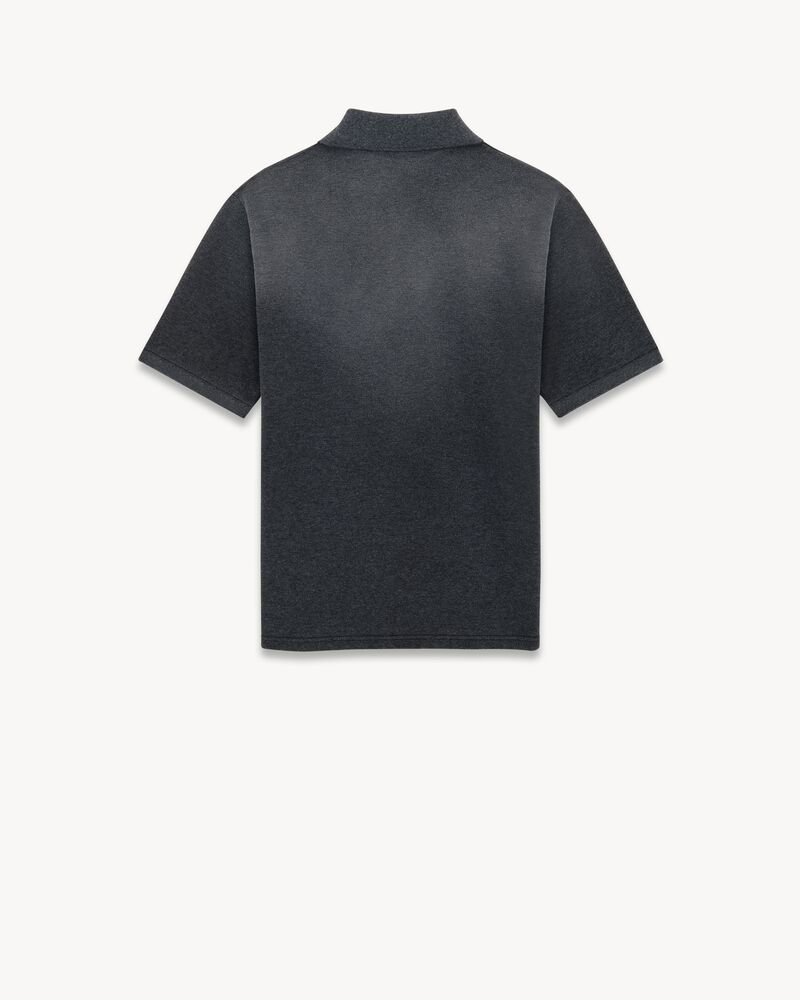 CASSANDRE珠地棉混纺polo衫