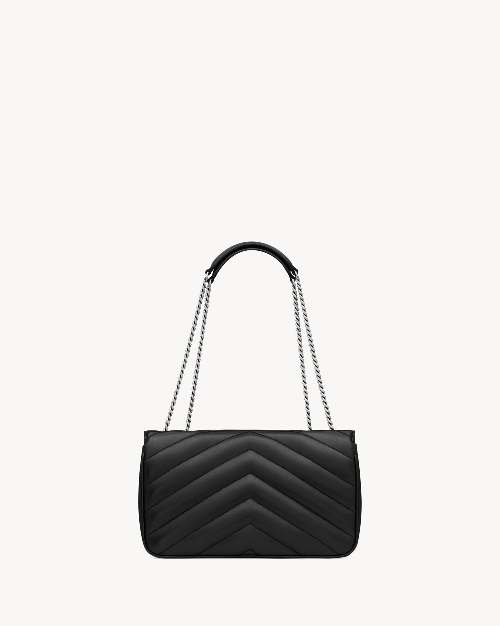 LOULOU中号绗缝小羊皮手袋