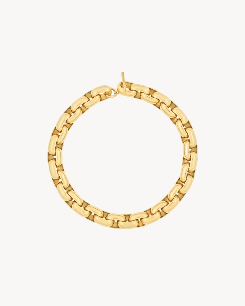 金属粗链条项链