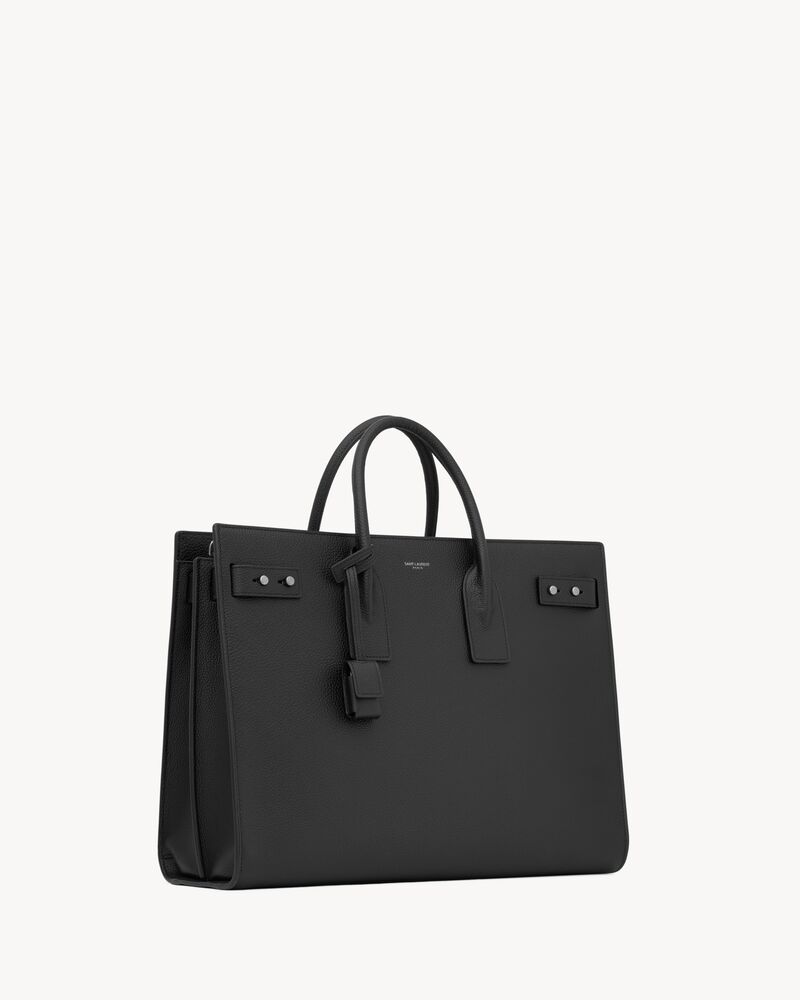 SAC DE JOUR粒面皮革细长型大号手袋