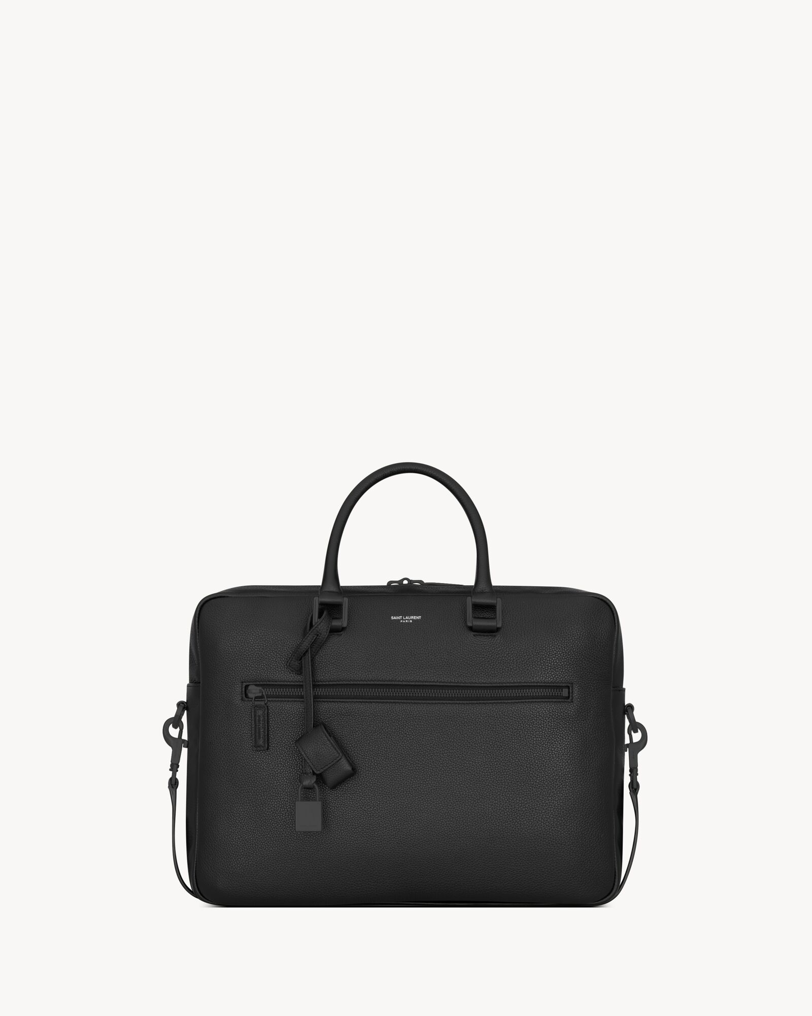 sac de jour粒面皮革公文包