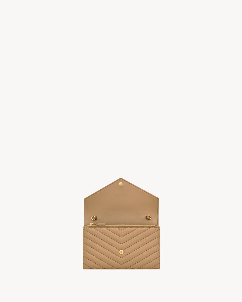 LE CASSANDRE羊皮革信封链条钱包