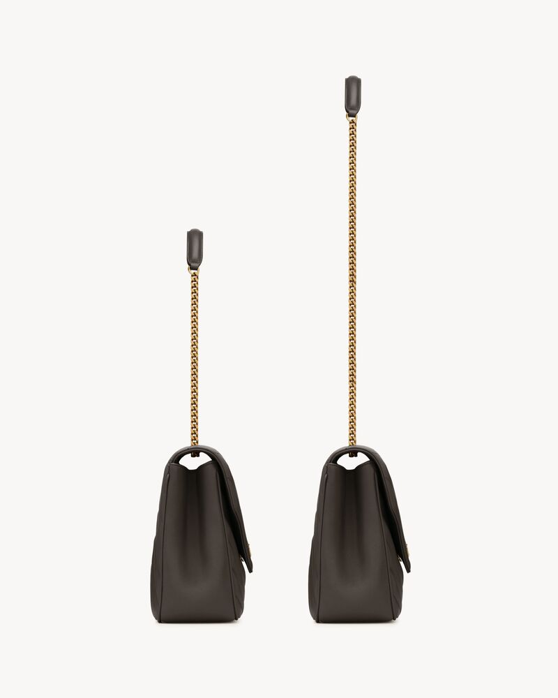 LOULOU大号绗缝羊皮革手袋