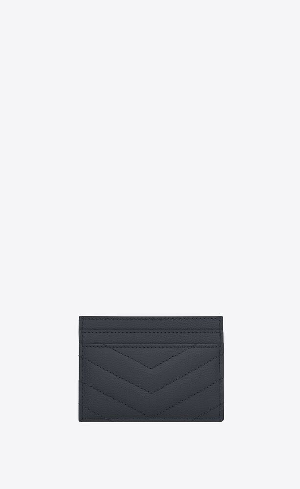 CASSANDRE SAINT LAURENT MATELASSÉ 粒面压花真皮卡包