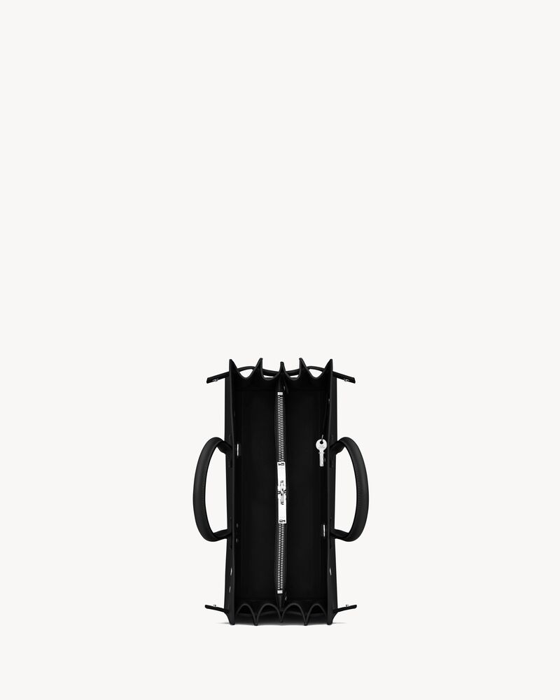 SAC DE JOUR小号粒面皮革手袋