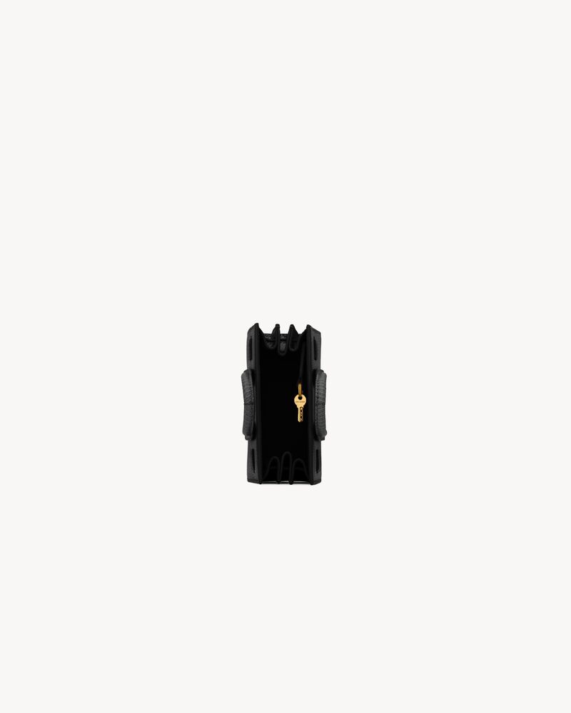 SAC DE JOUR光滑皮革微型手袋