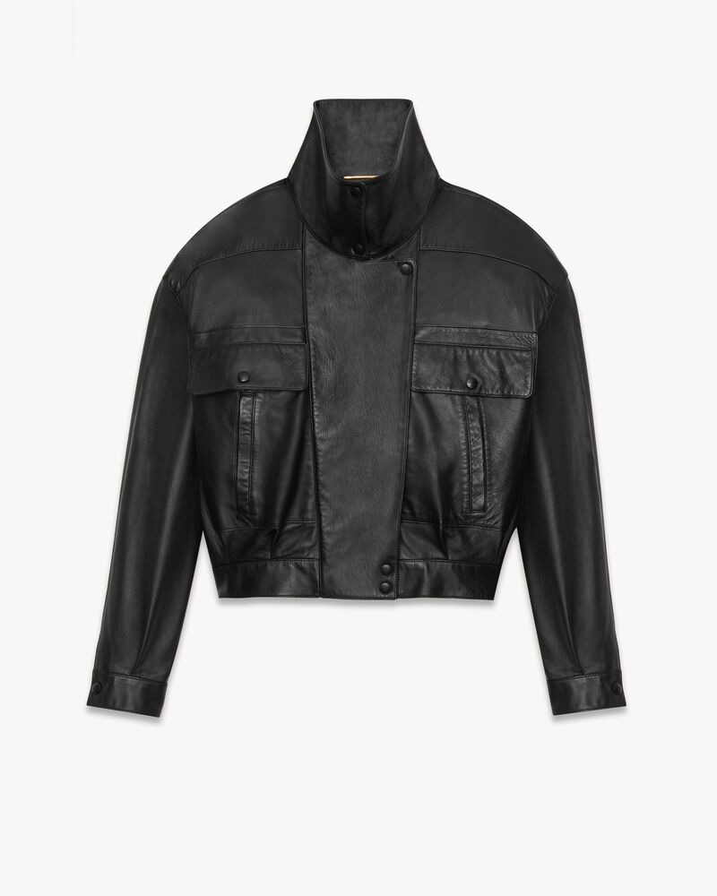 羊皮革飞行员夹克