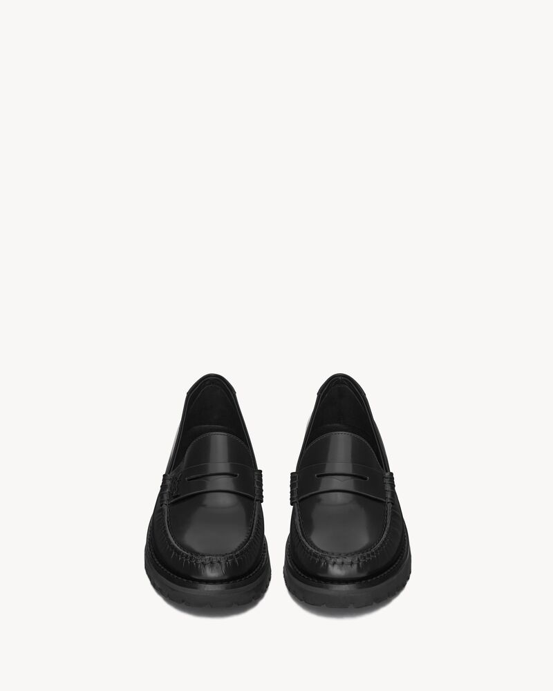 LE LOAFER MONOGRAM镜面皮革厚底便士乐福鞋
