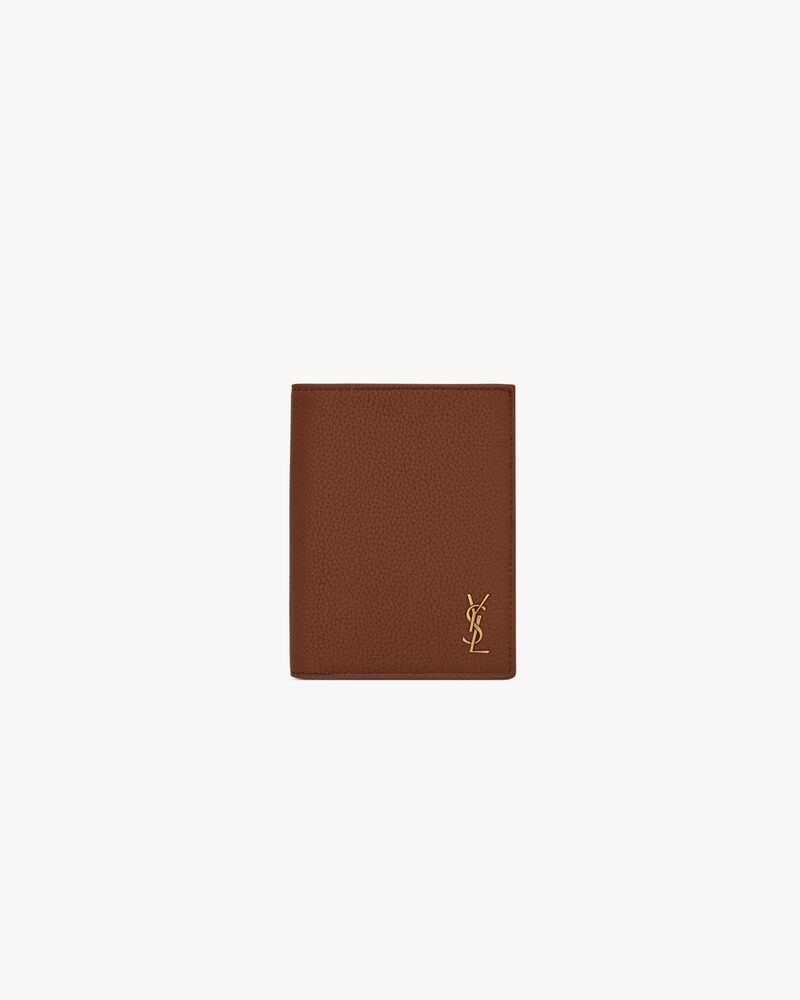 TINY LE CASSANDRE粒面皮革信用卡钱包
