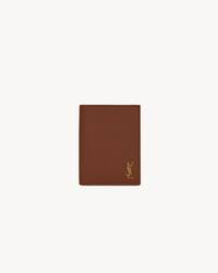 TINY LE CASSANDRE粒面皮革信用卡钱包