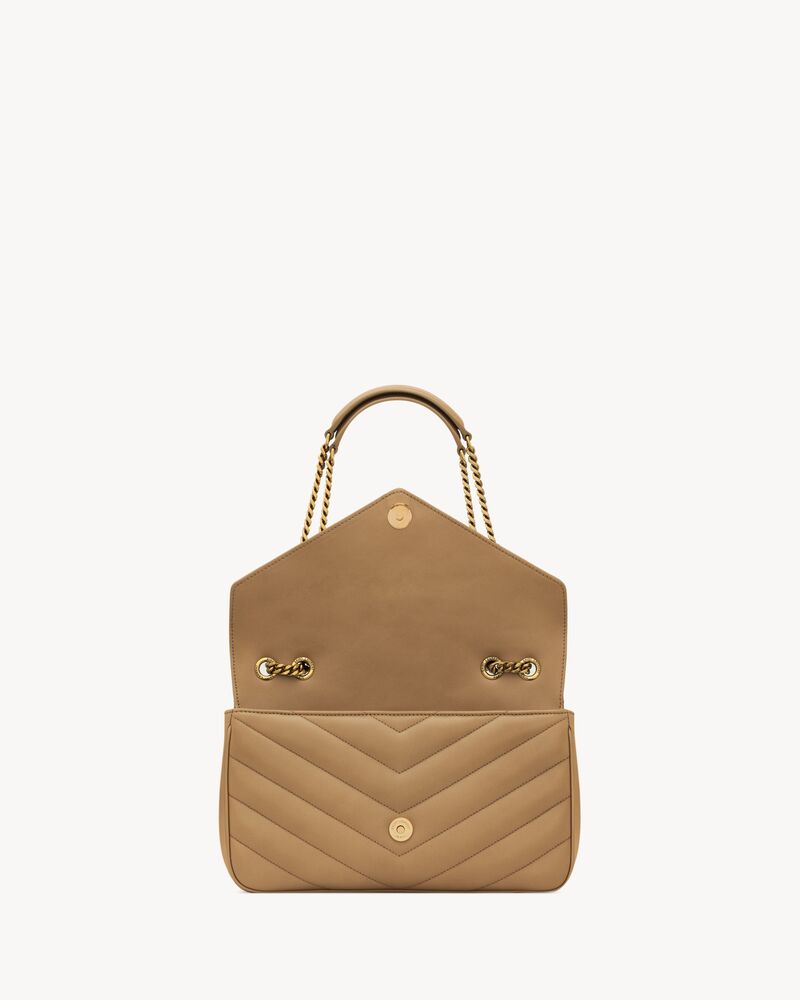 LOULOU中号绗缝小羊皮手袋
