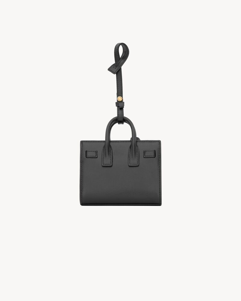 SAC DE JOUR BABY光滑皮革微型手袋