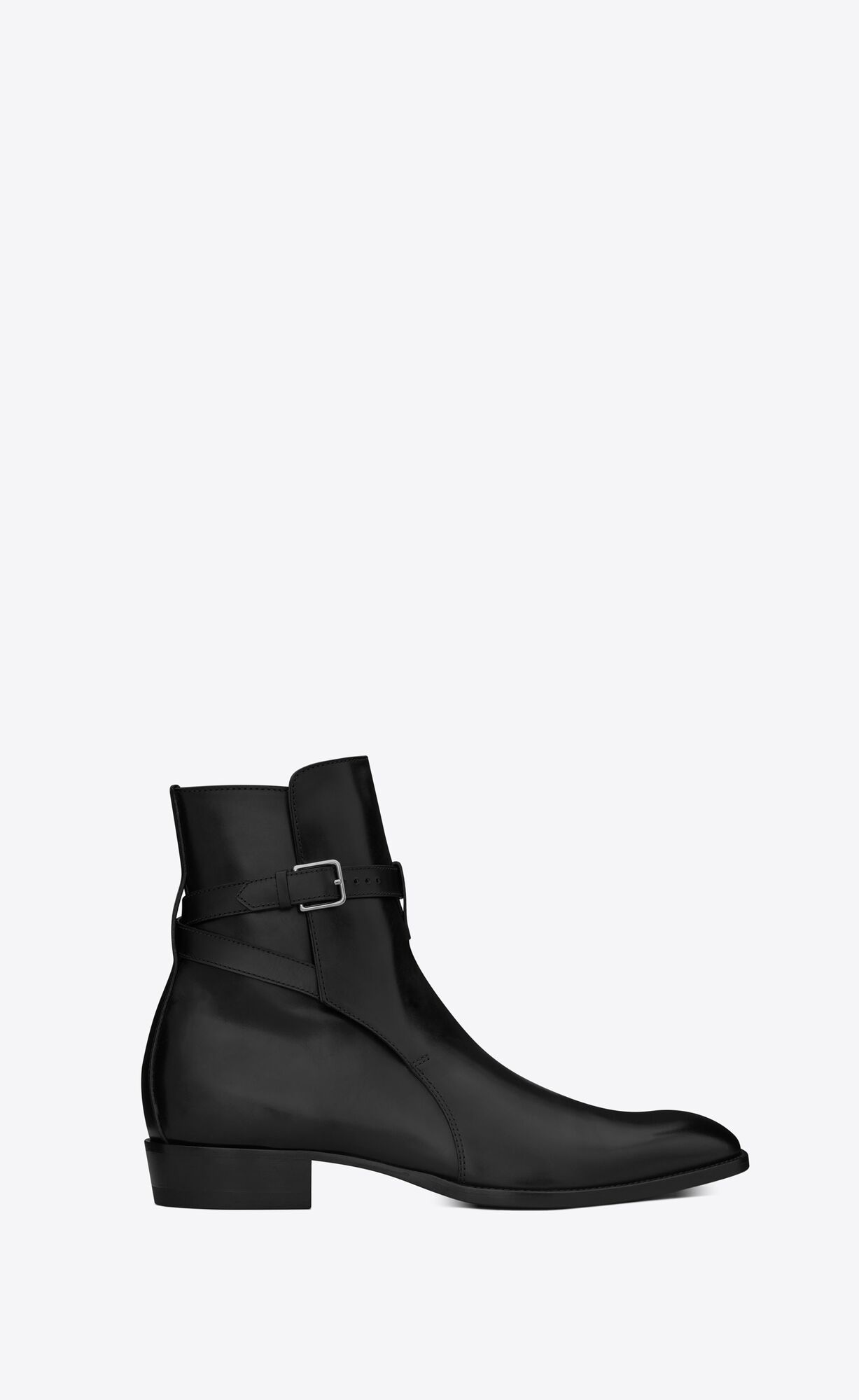 圣罗兰wyatt jodhpur靴，采用黑色皮革_Saint Laurent圣罗兰官方网站 