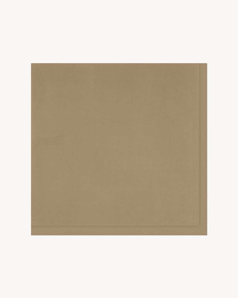 LE CASSANDRE桑蚕丝绉缎方形围巾