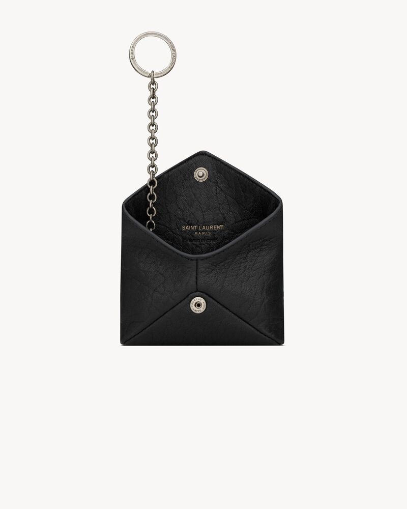 LE CASSANDRE粒面皮革信封钥匙包