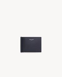 Saint Laurent Paris光滑皮革钱夹钱包