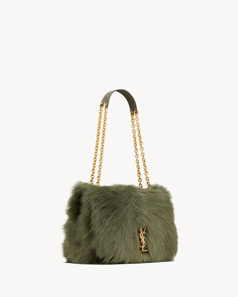 JAMIE 4.3中号羊毛皮手袋