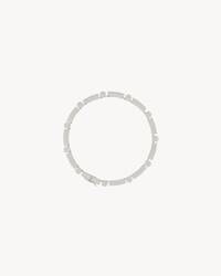 仿水晶条金属手链