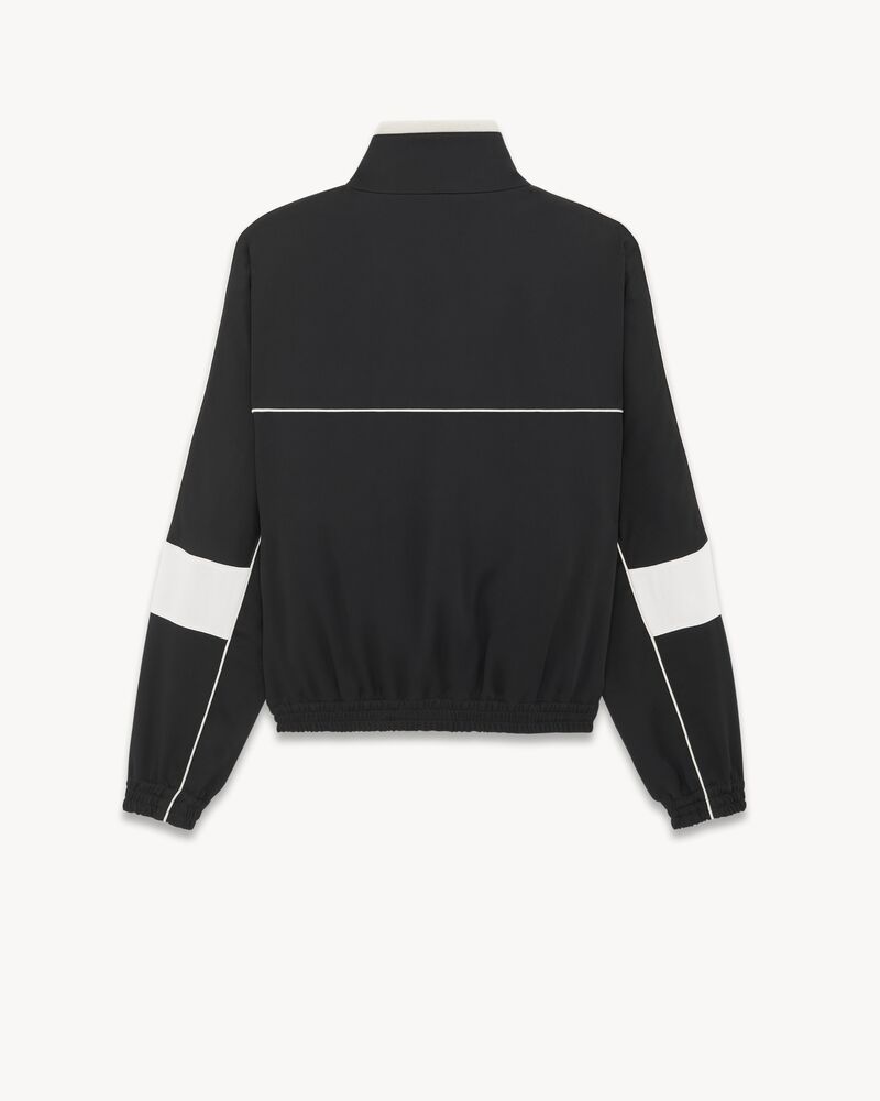 SAINT LAURENT绉缎teddy夹克