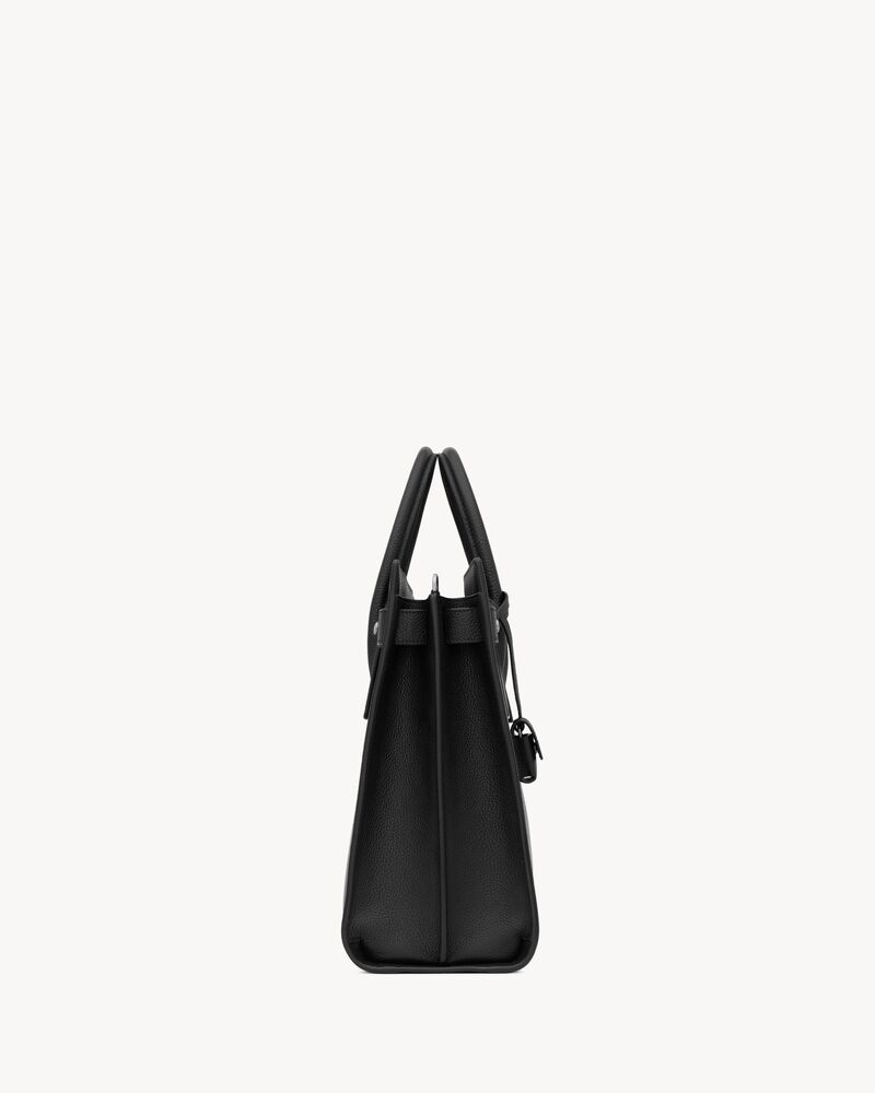 SAC DE JOUR粒面皮革细长型大号手袋