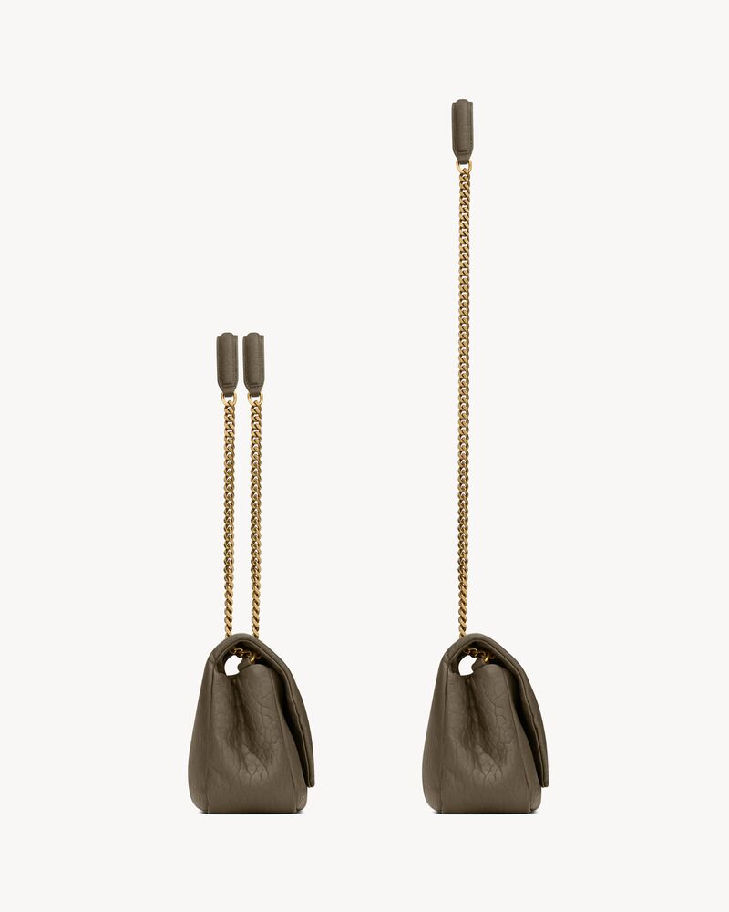 CALYPSO中号粒面羊皮革手袋