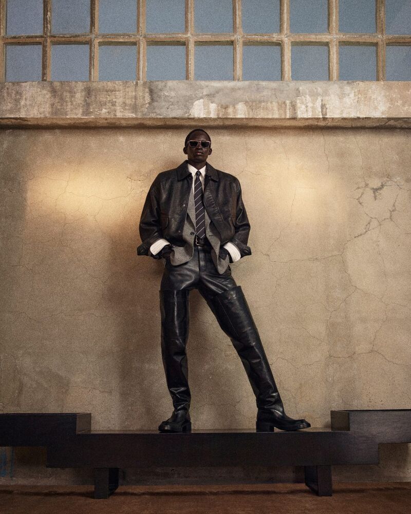 桑蚕丝条纹宽领带