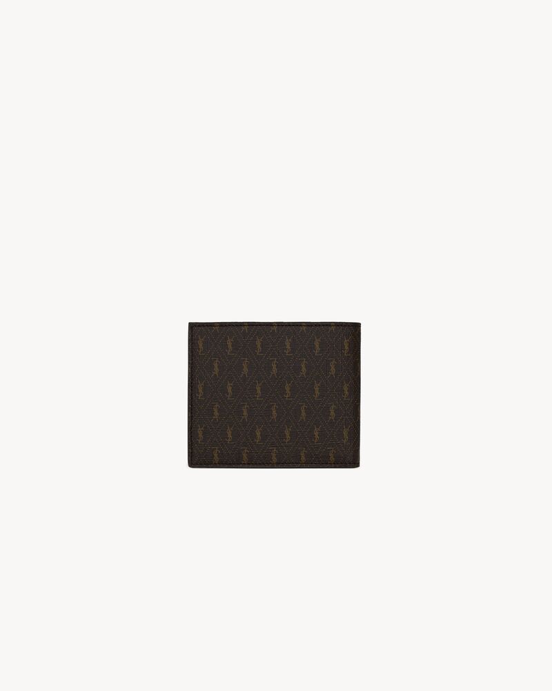 LE MONOGRAMME 圣罗兰 MONOGRAM涂层帆布饰零钱袋横款钱包