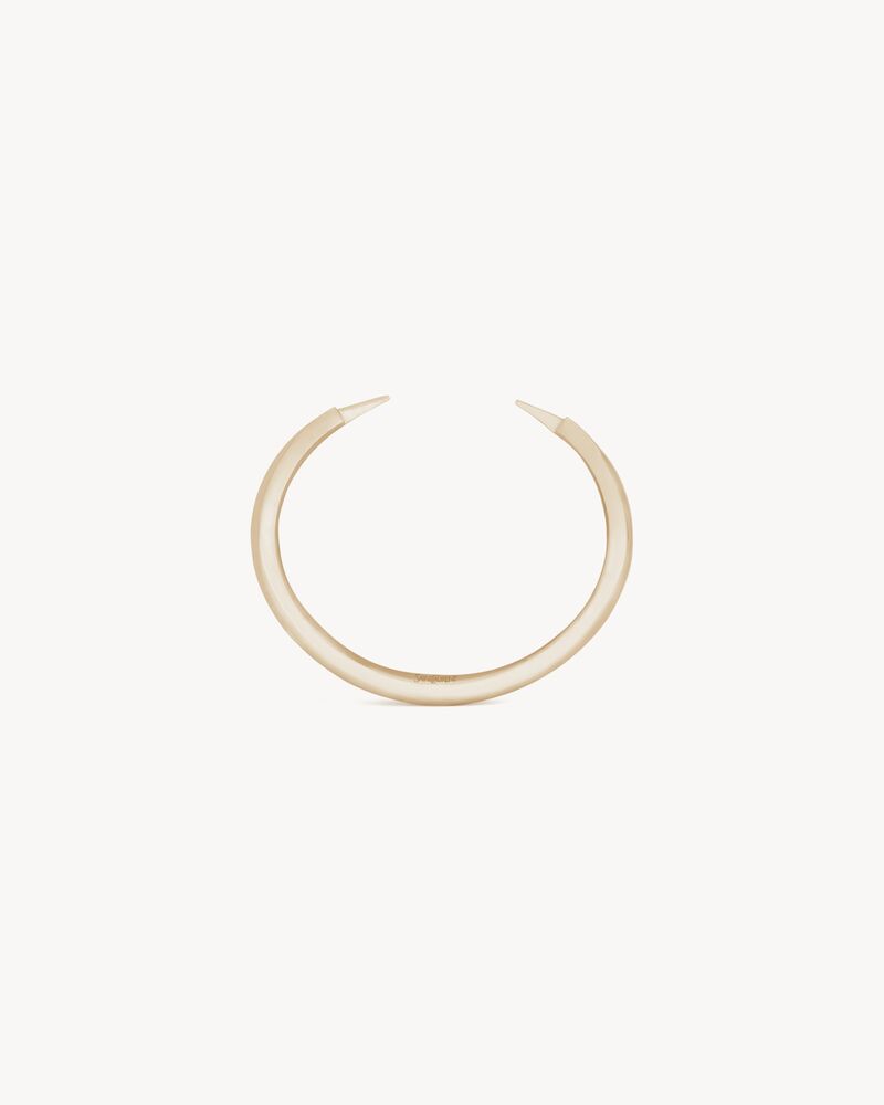 多色18K金尖头手镯