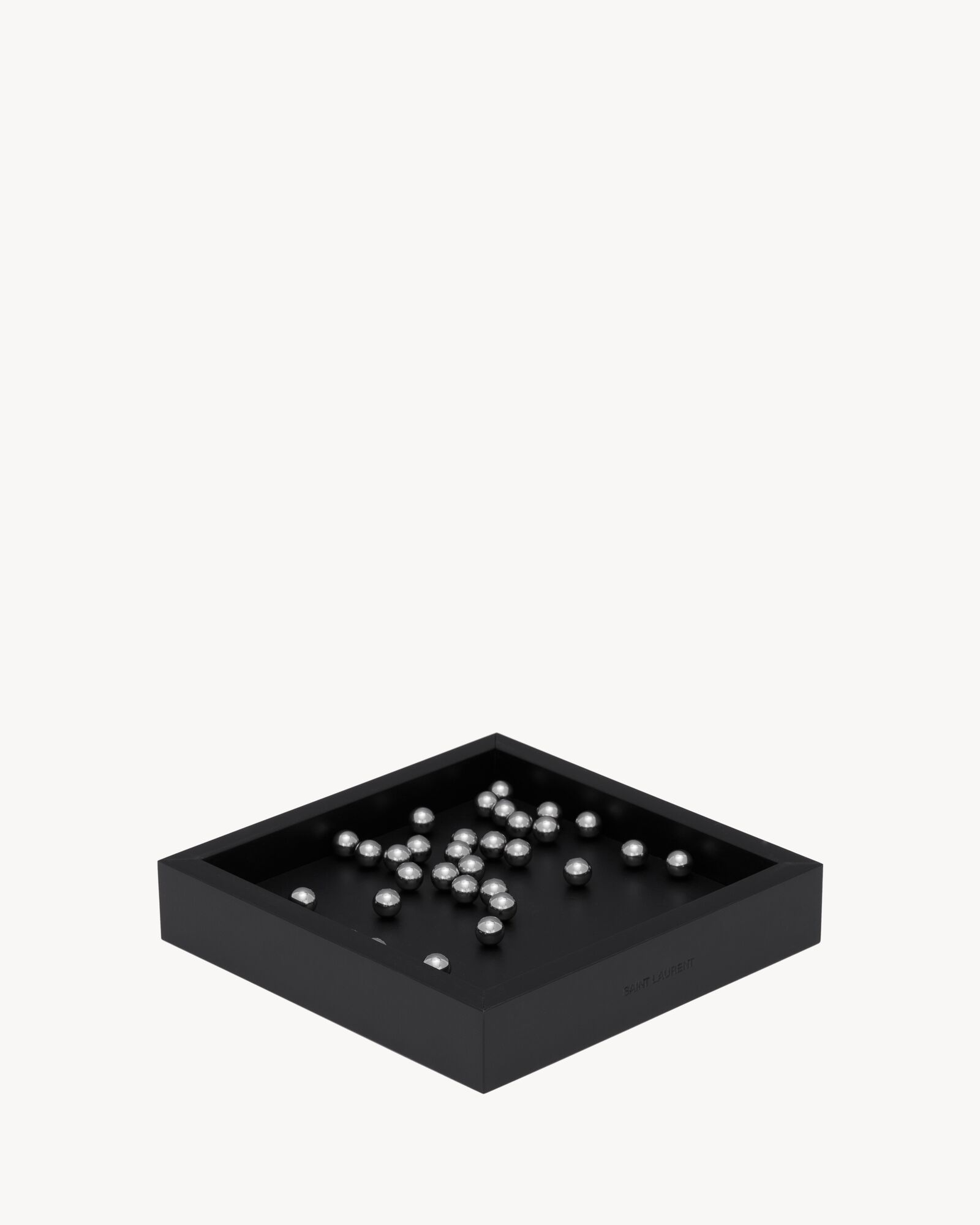黑色/银色HERVET MANUFACTURIER木质单人跳棋