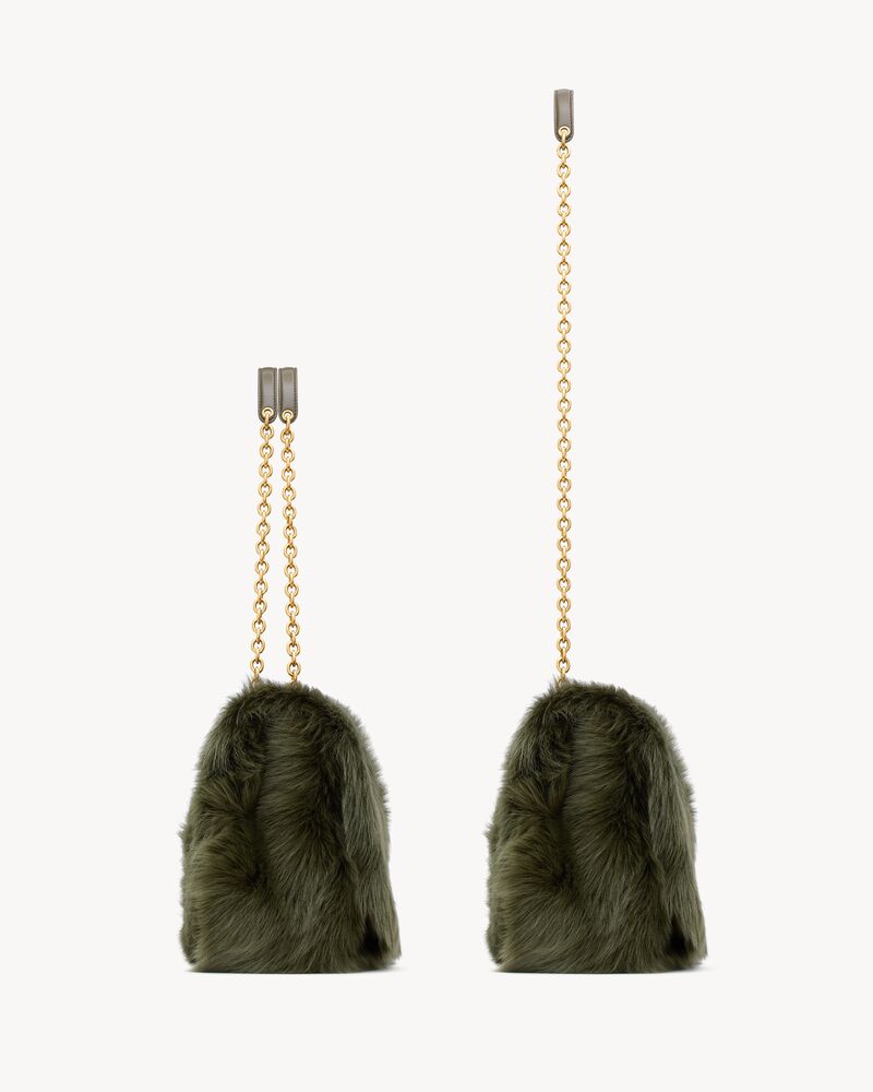 JAMIE 4.3中号羊毛皮手袋