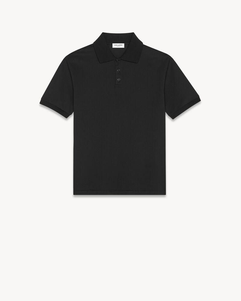 Monogram珠地棉polo衫