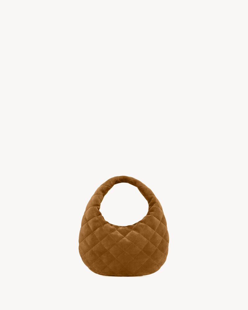 ICARINO绗缝绒面革手袋