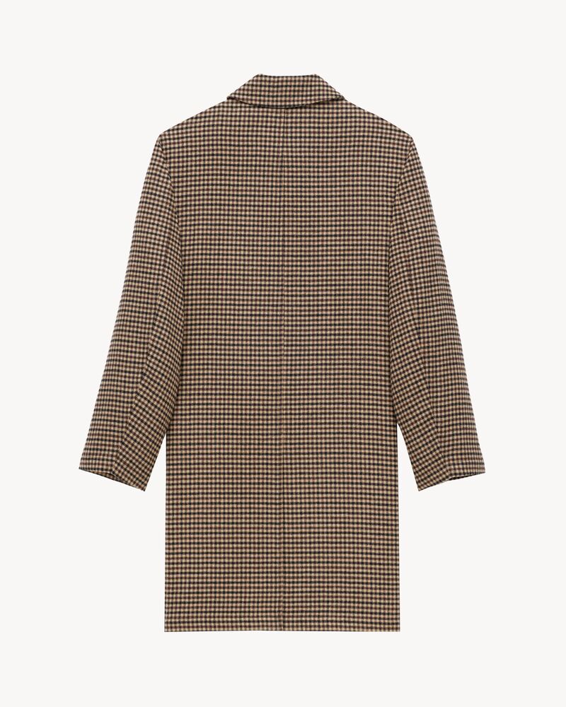 维希格纹Mac大衣