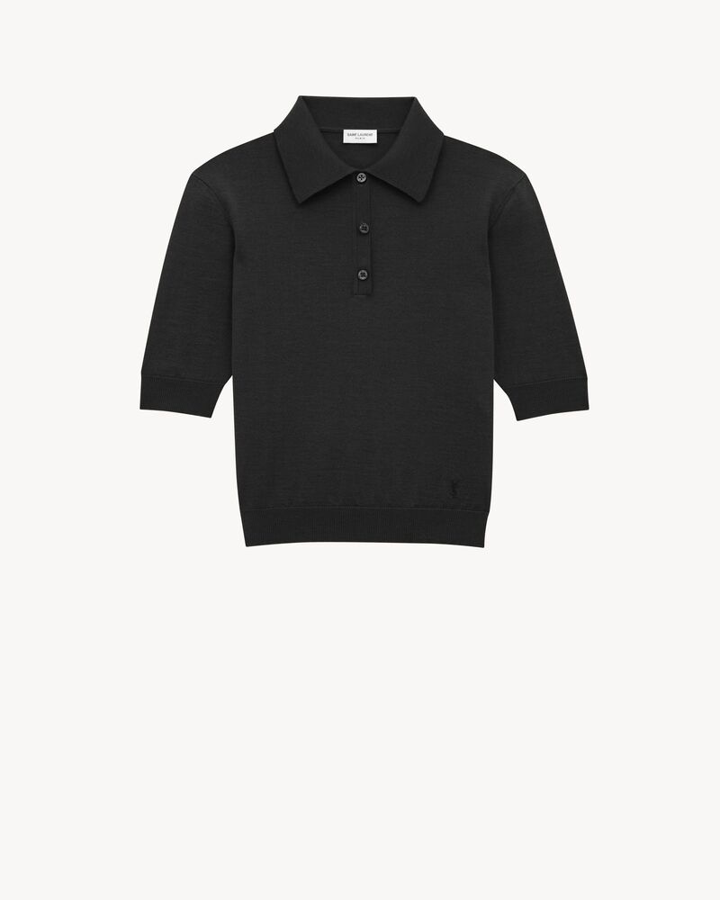LE CASSANDRE山羊绒、羊毛和桑蚕丝polo衫