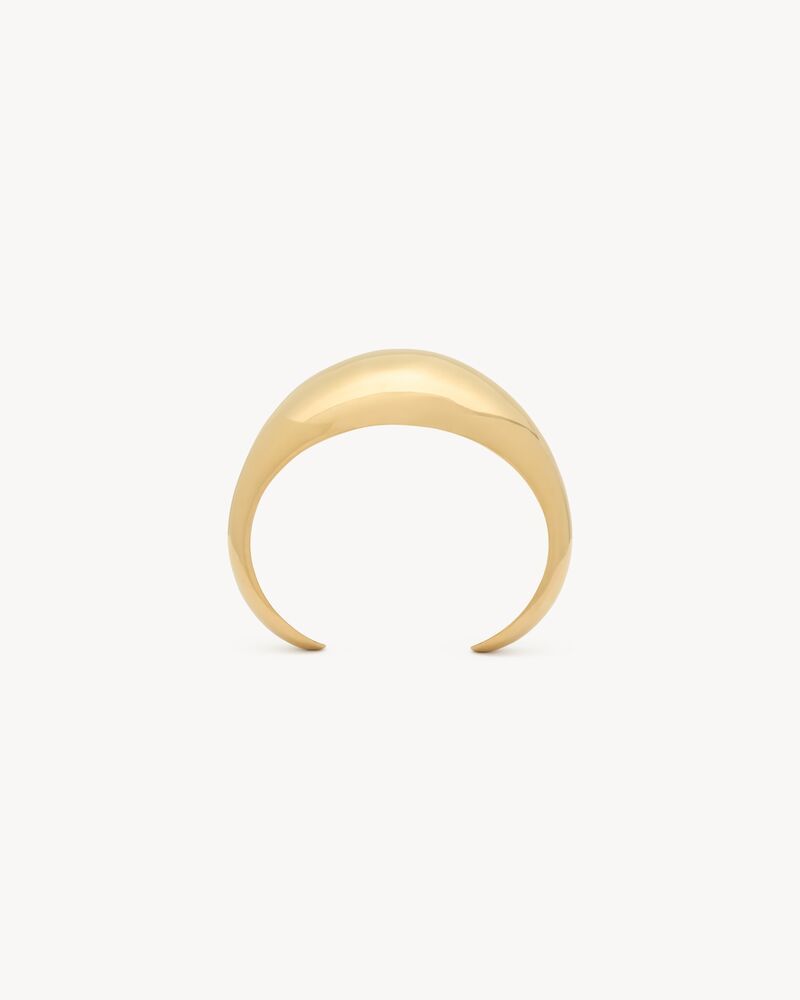 泪滴形圆拱金属手镯