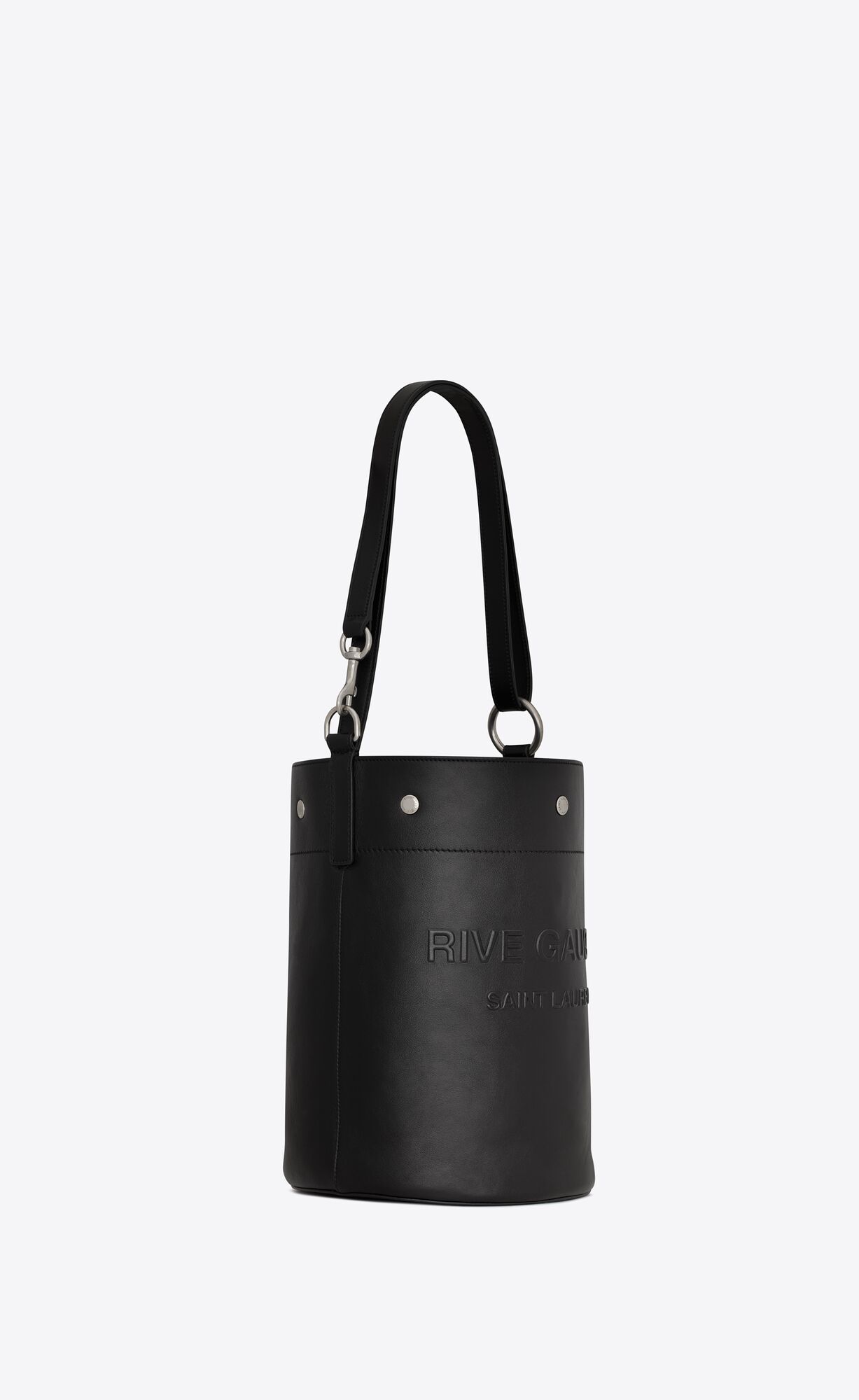 rive gauche光滑皮革水桶包