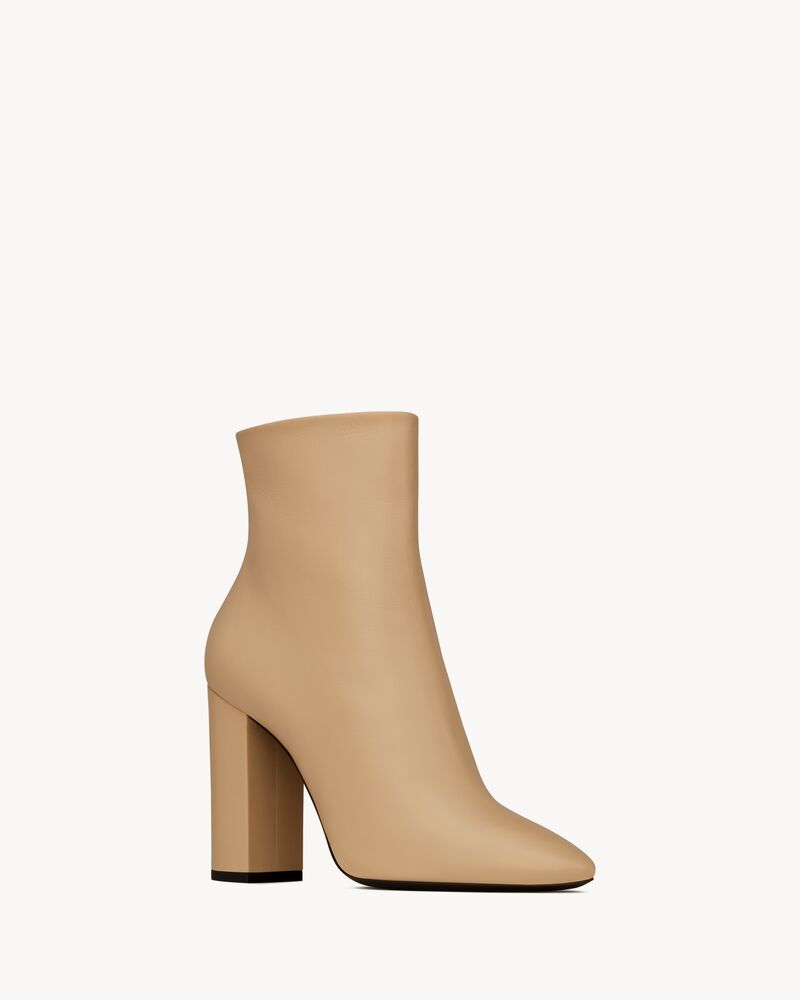 LOU光滑皮革及踝靴