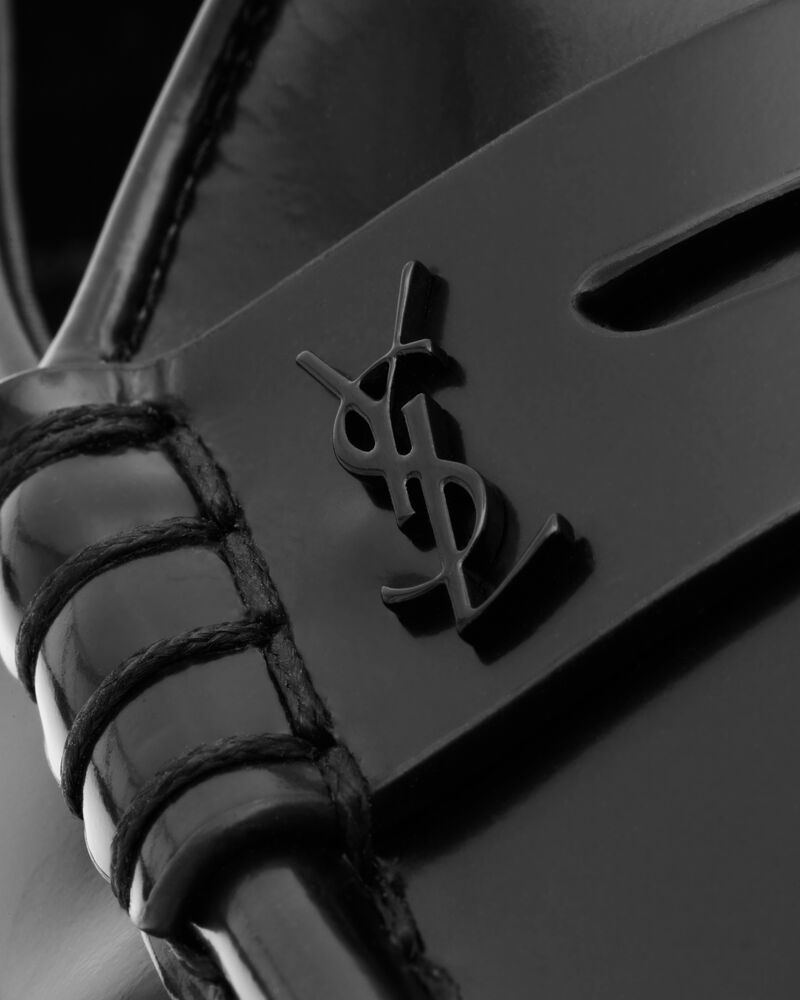 LE LOAFER MONOGRAM镜面皮革厚底便士乐福鞋