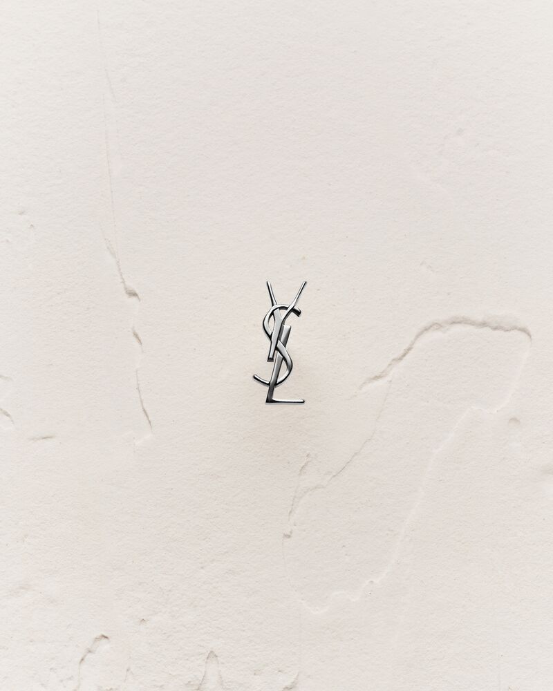 Le CASSANDRE 白18K金饰钉耳环