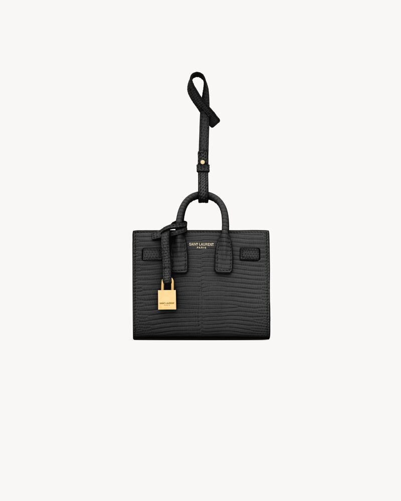 SAC DE JOUR光滑皮革微型手袋