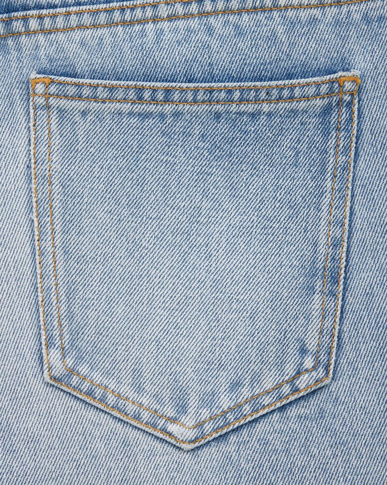 西西里蓝低腰牛仔裤