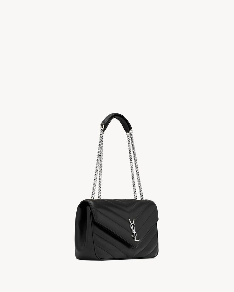 LOULOU中号绗缝小羊皮手袋