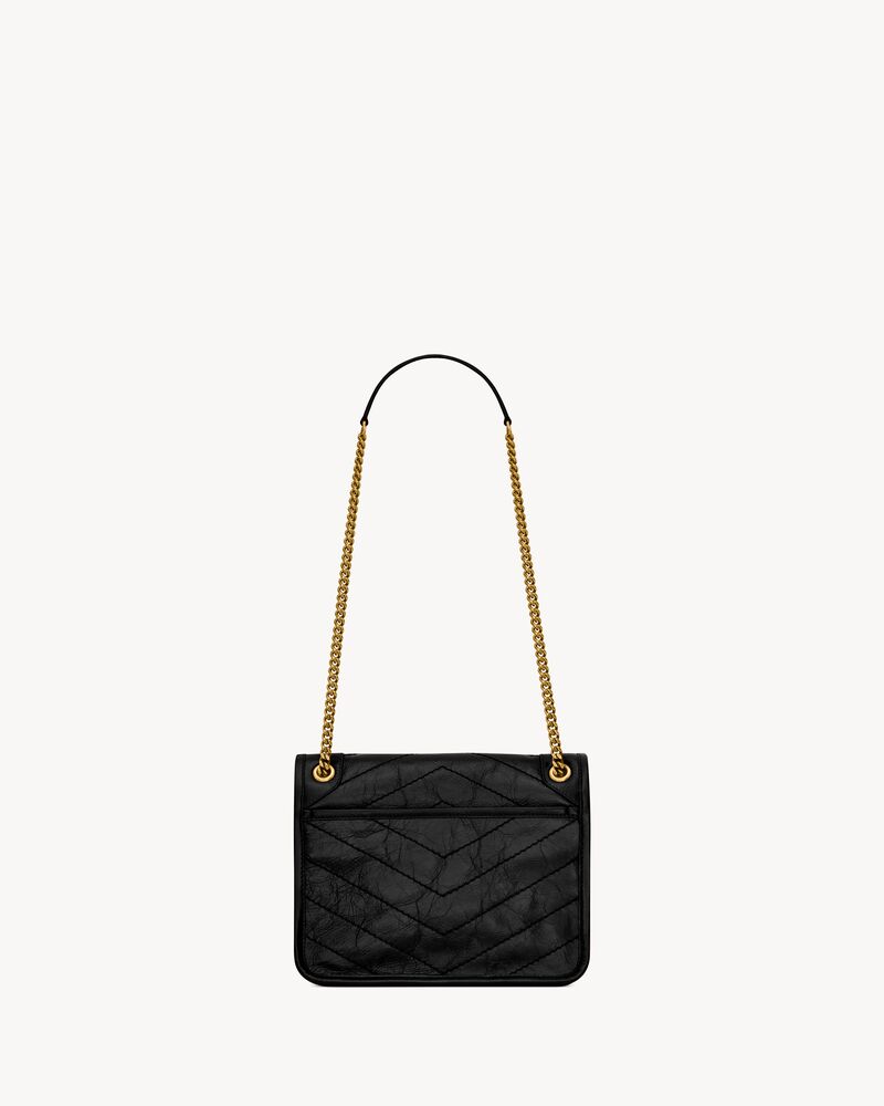 NIKI小号复古皮革手袋